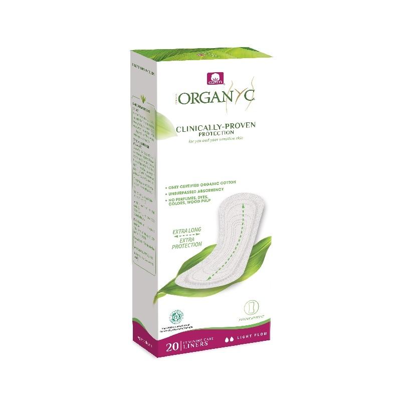 Organyc Maxi Panty Liners 20 pcs