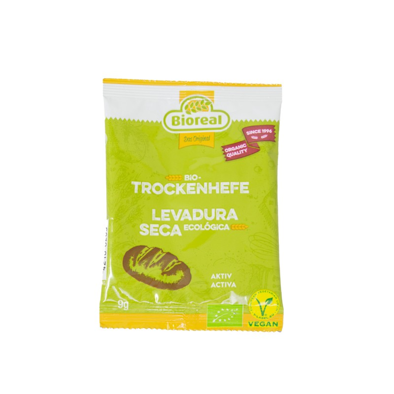 Levure pour pain et pizza BIO Bioreal 9 g