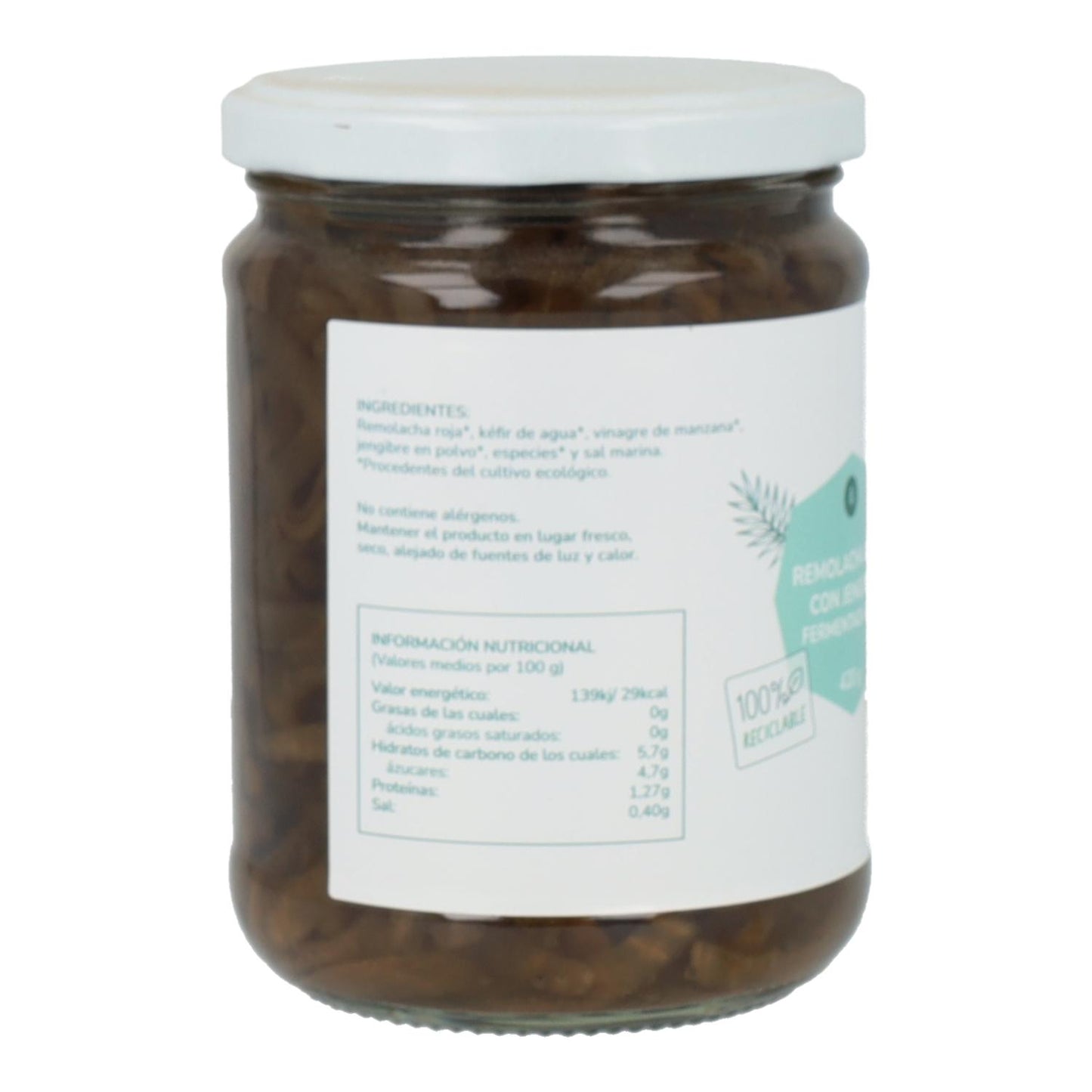 Barbabietola fermentata con zenzero Eco Planeta Huerto 420 g