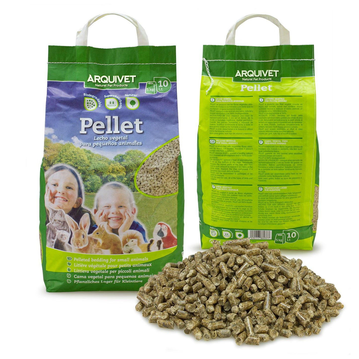 Djurbädd Pellet Arquivet 10 L