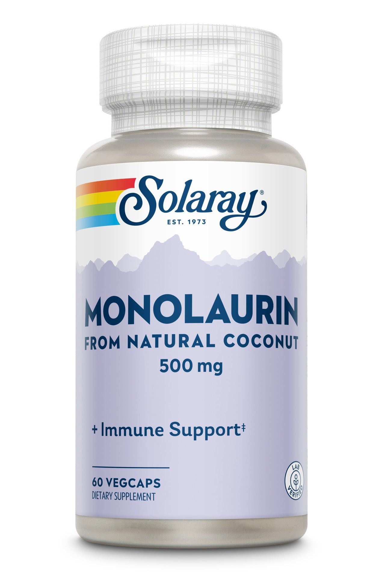 Monolaurin 500 mg Solaray 60 Kapseln