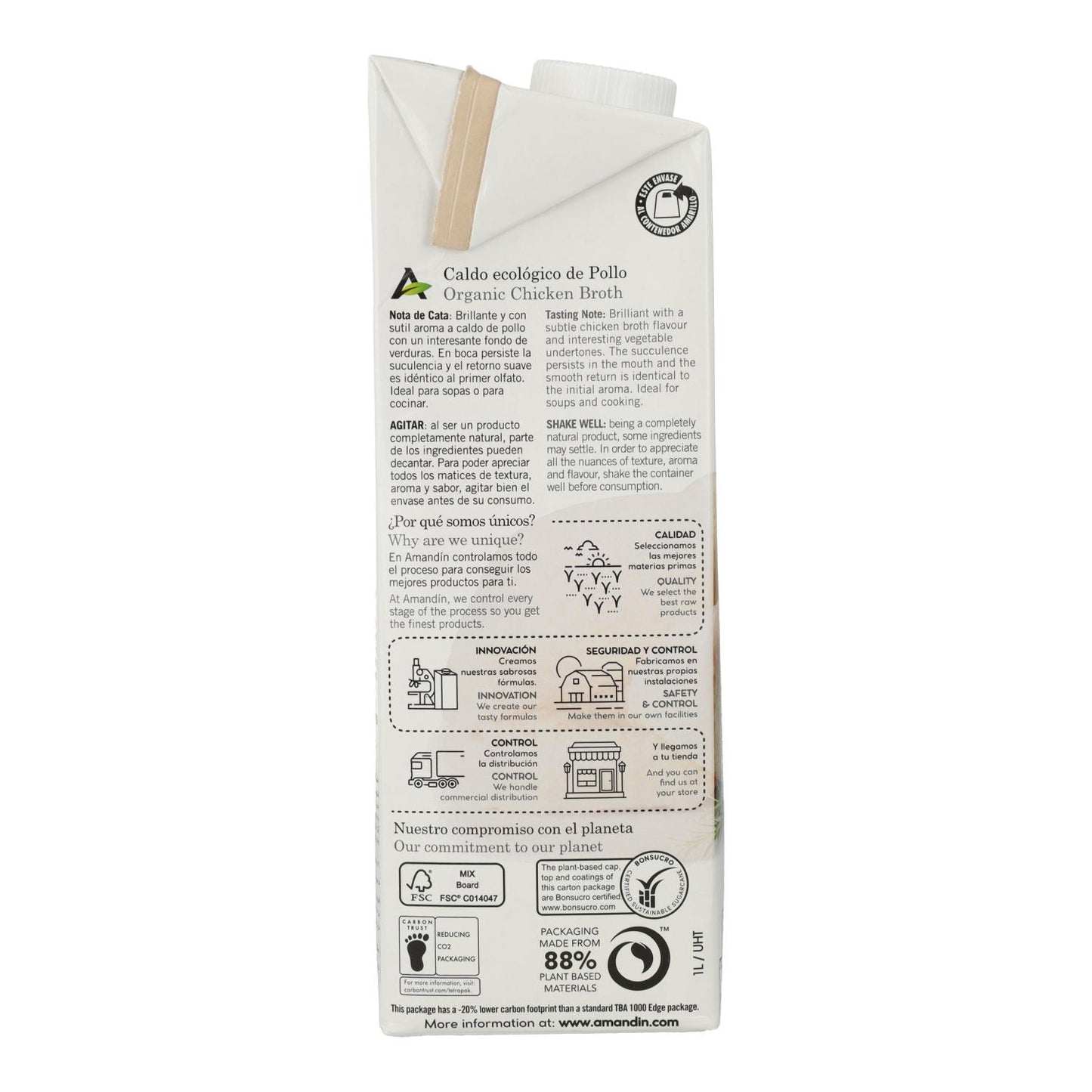 Kycklingbuljong Amandin 1 l