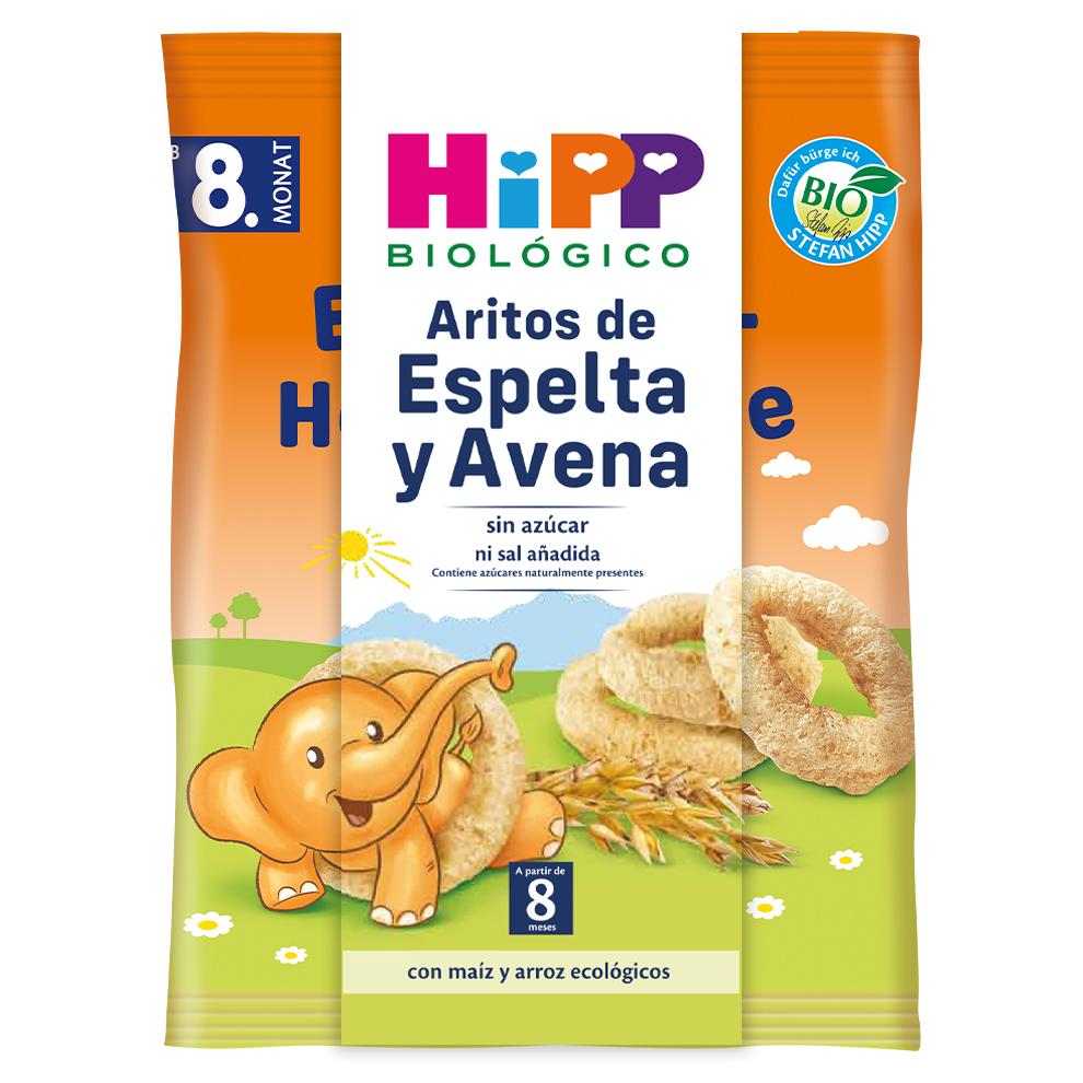Snack per bambini con avena e farro biologico +8 mesi HiPP 30 g