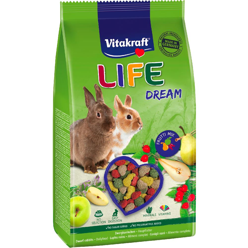 Vitakraft Menu Life Dream estruso per conigli 600 g