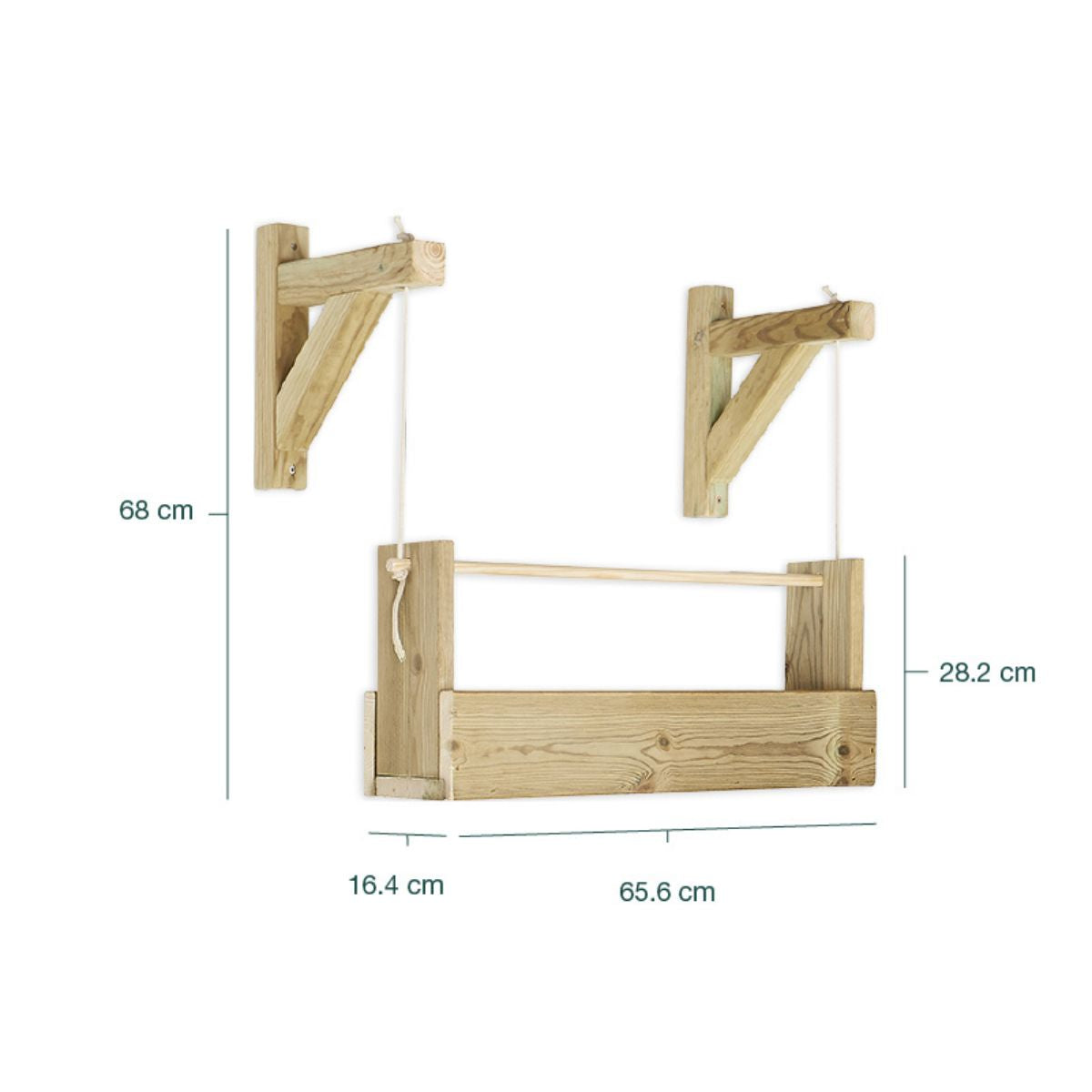 Vertikaler Pflanzkübel Big Woody 1 Hortalia-Tablett