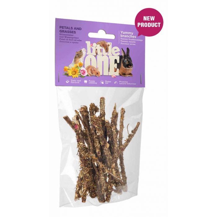 Little One Snack Takjes met bloemblaadjes en gras 35 g