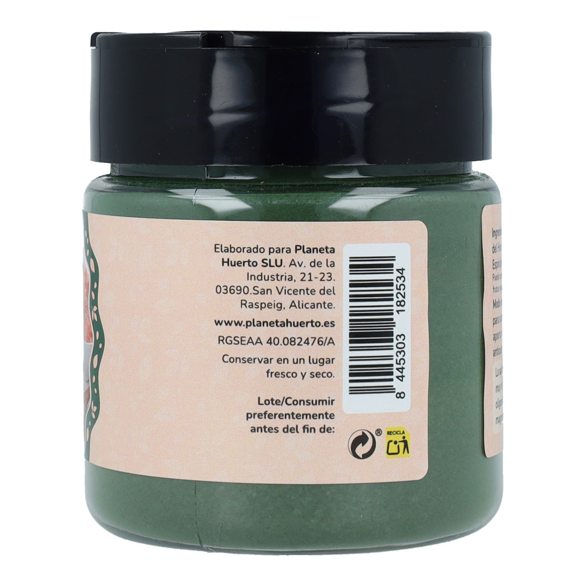 Sól różowa ze sproszkowanymi wodorostami Spirulina ECO Planeta Huerto 100g