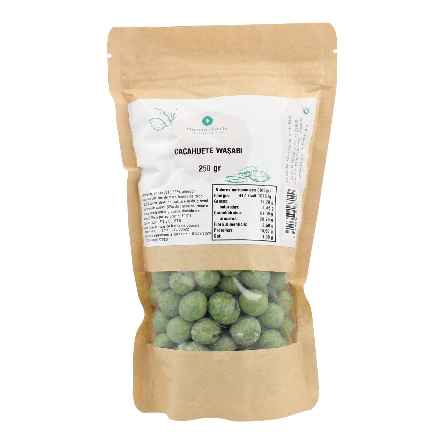 Arachide con wasabi Planeta Huerto 250g
