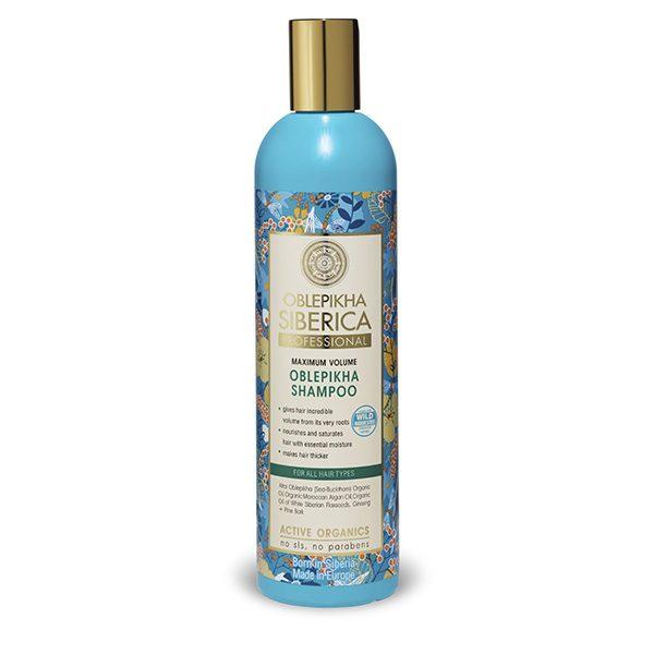 Shampoo voor alle haartypes Maximaal volume Oblepikha 400 ml