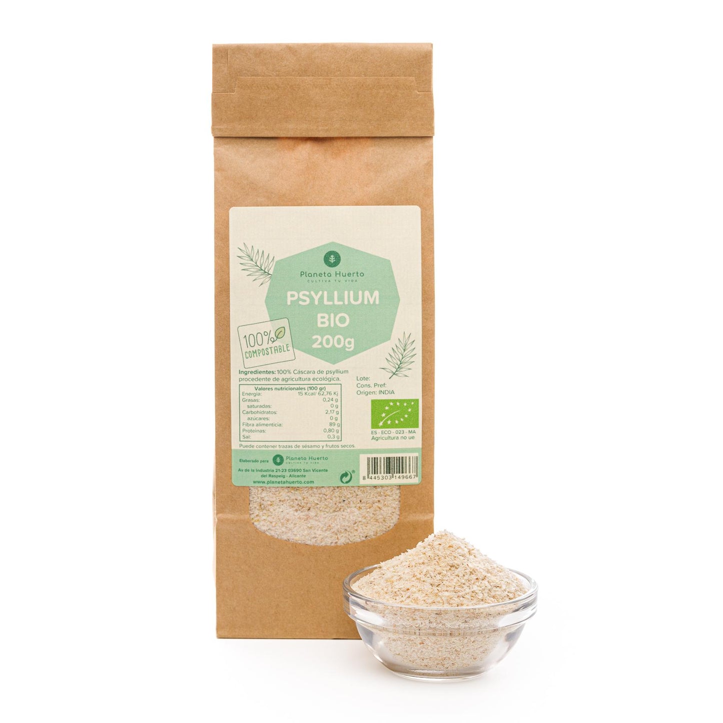 Frusta di psillio ECO Planeta Huerto 200 g