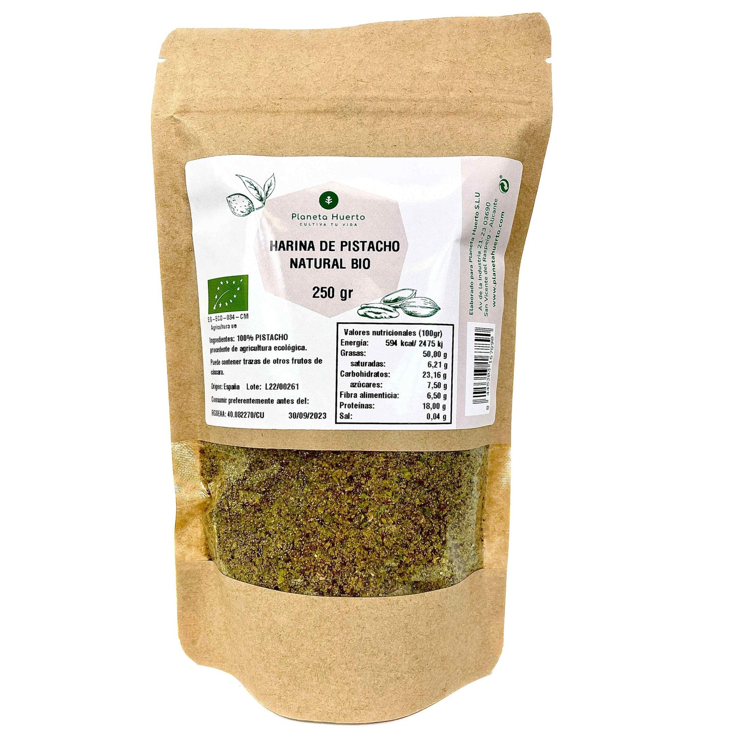 Pistazienmehl ECO Planeta Huerto 250 g