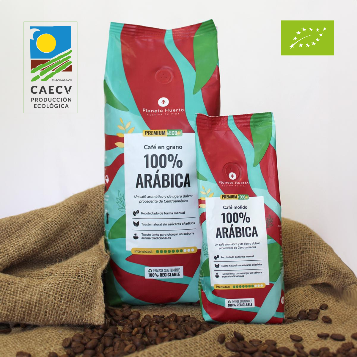 100% Arabica Planet Orchard Eco caffè macinato 250 g
