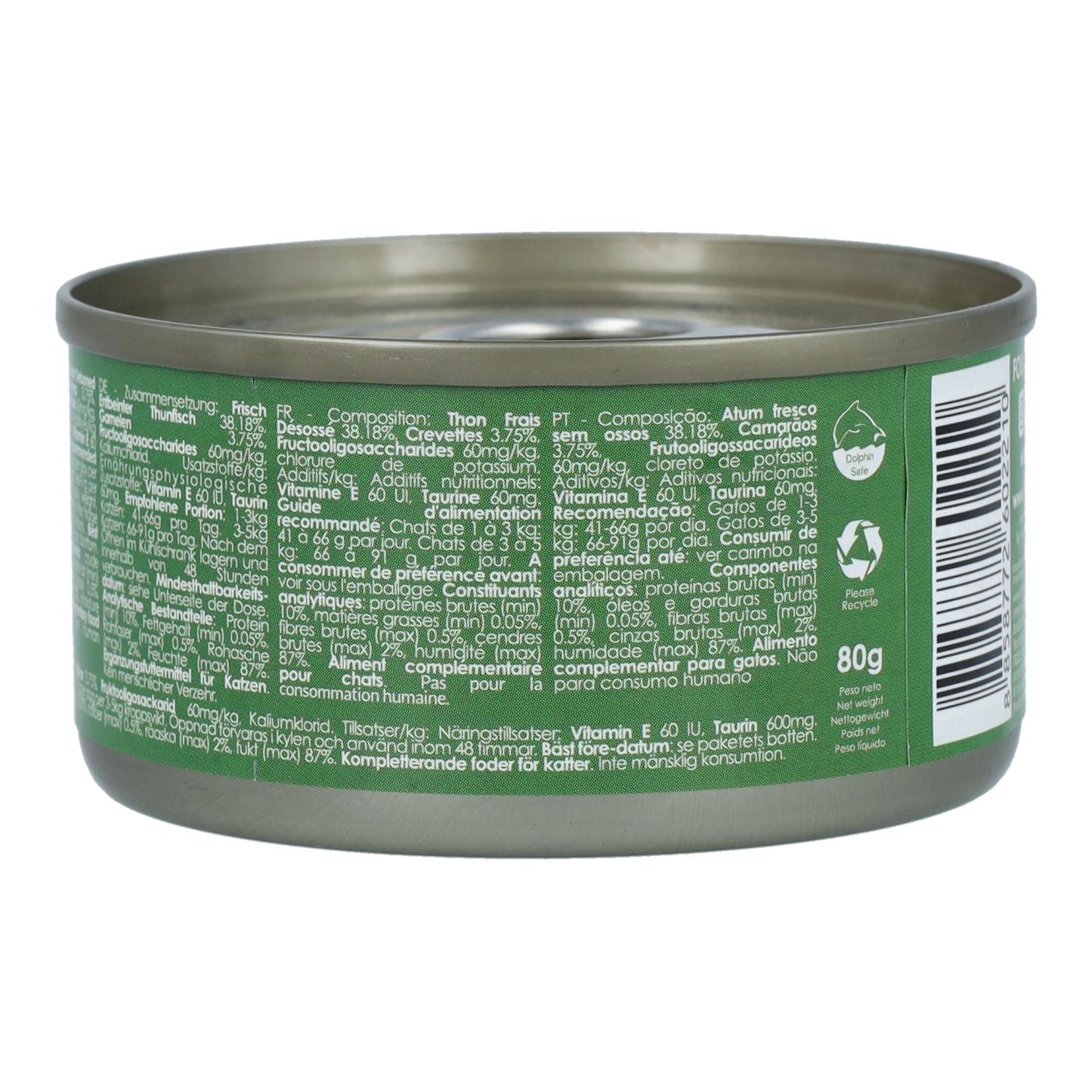 Zestaw Cat Lata Toppers – tuńczyk i krewetki 80 g Mokra karma dla kotów w galaretce