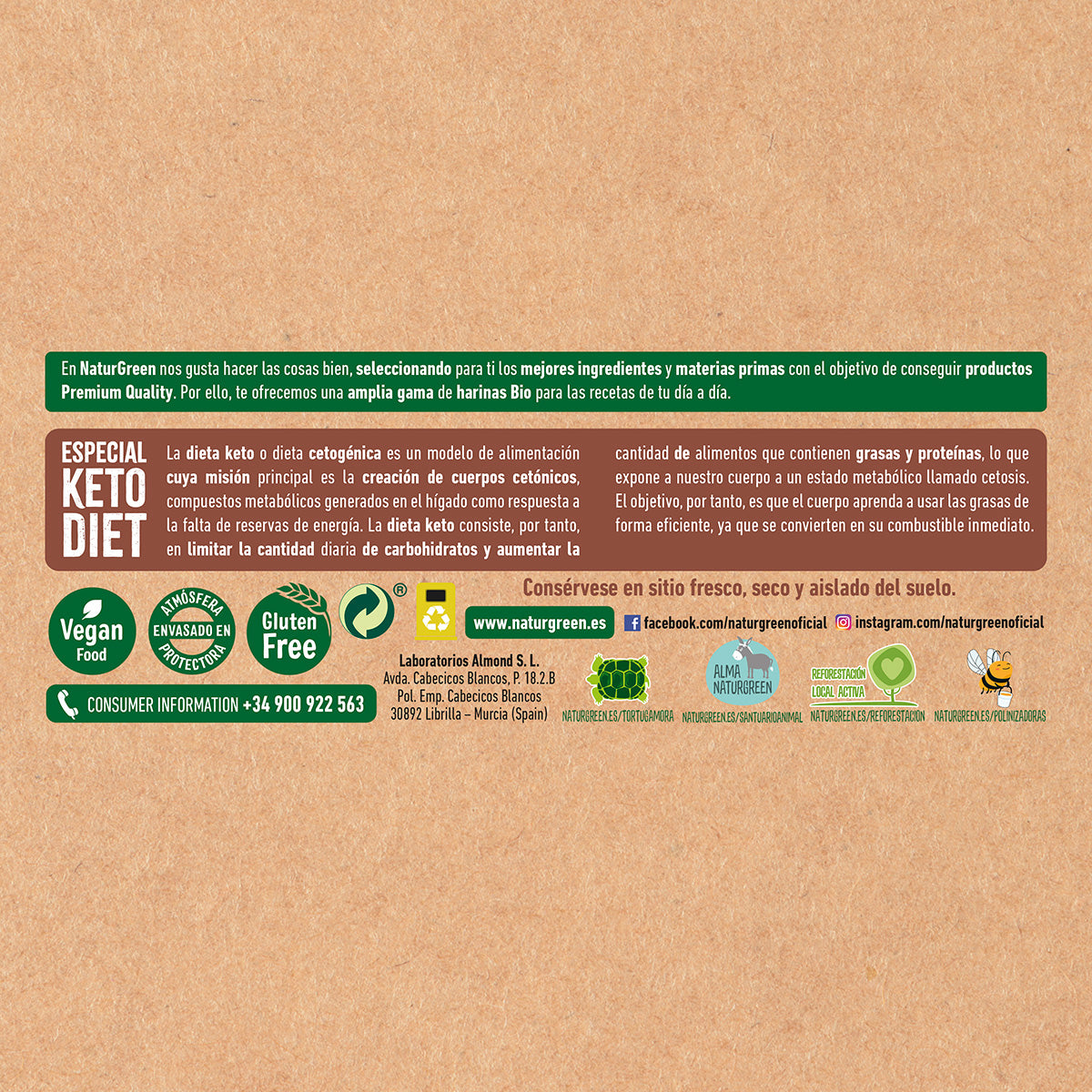 Pizzamehlmischung Keto NaturGreen 400 g