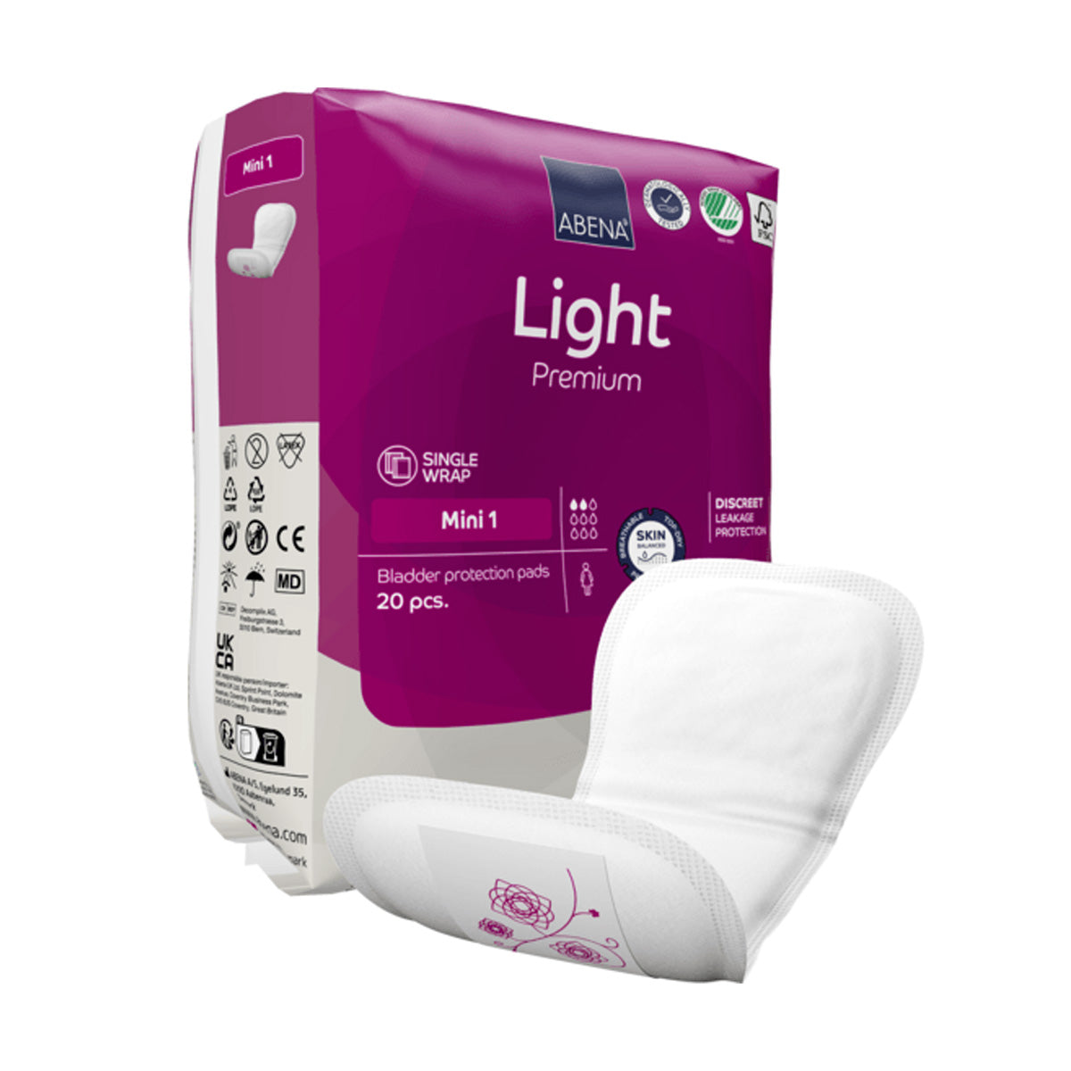 Inkontinensbindor Light Premium Mini 1 Abena 20 st