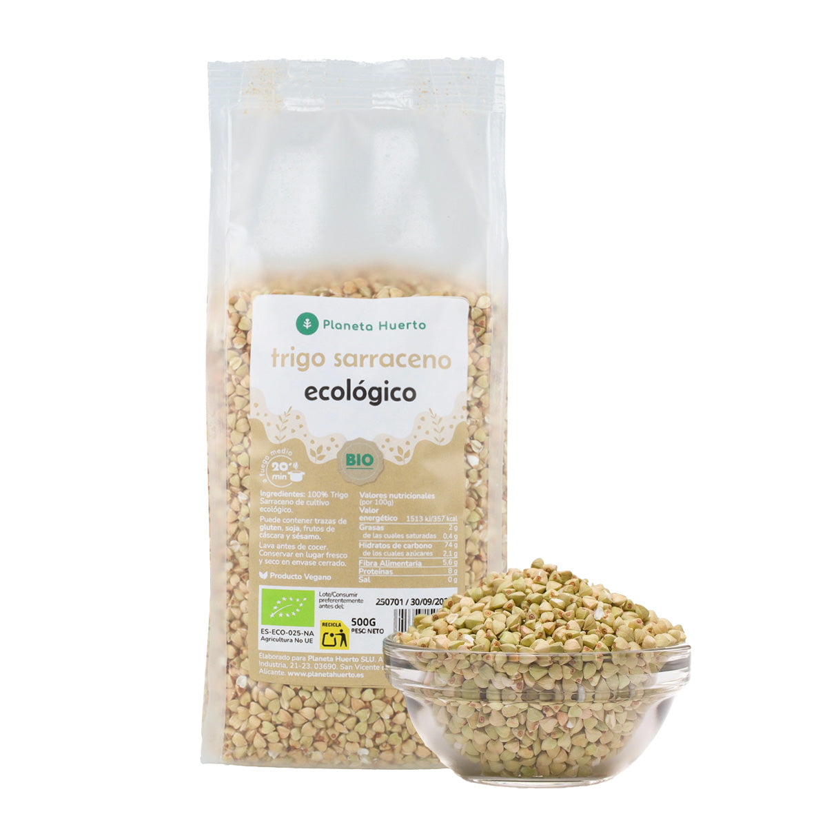 Bovete ECO Planeta Huerto 500 g