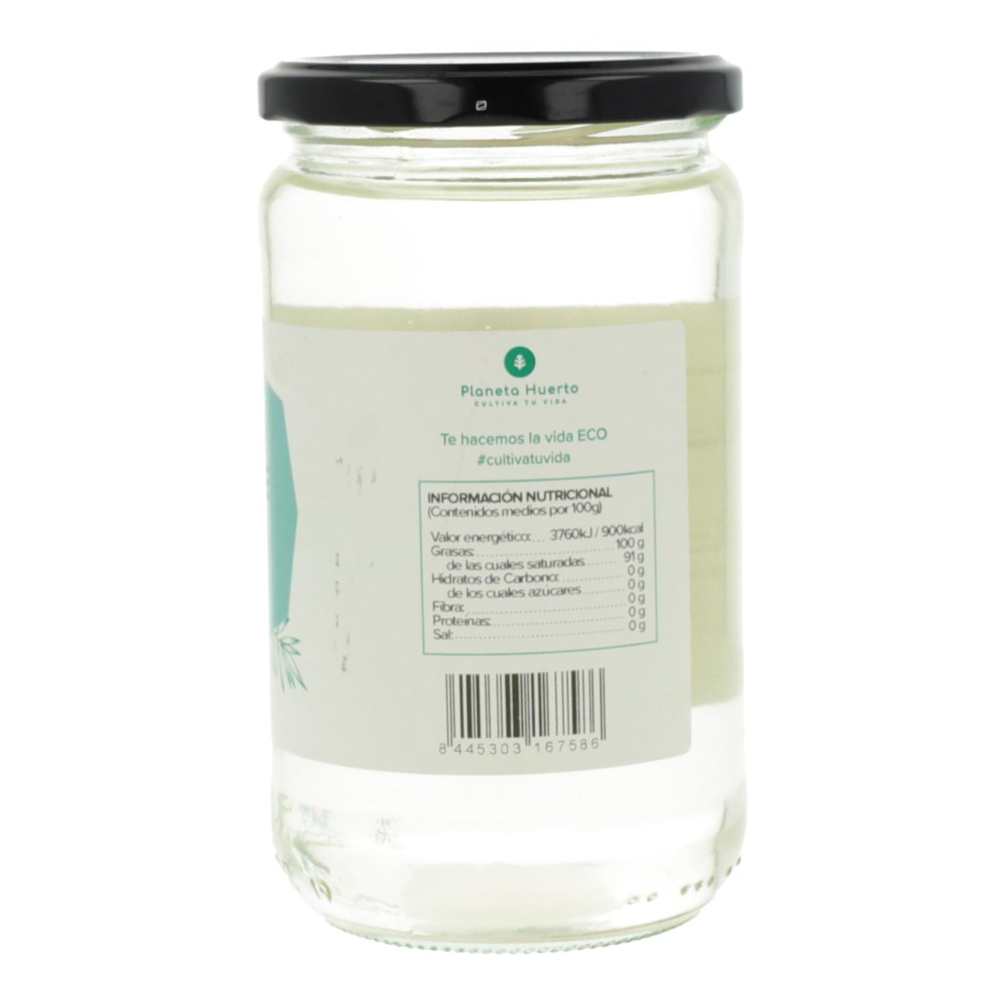 2er-Pack desodoriertes Kokosöl ECO Planeta Huerto 500 ml