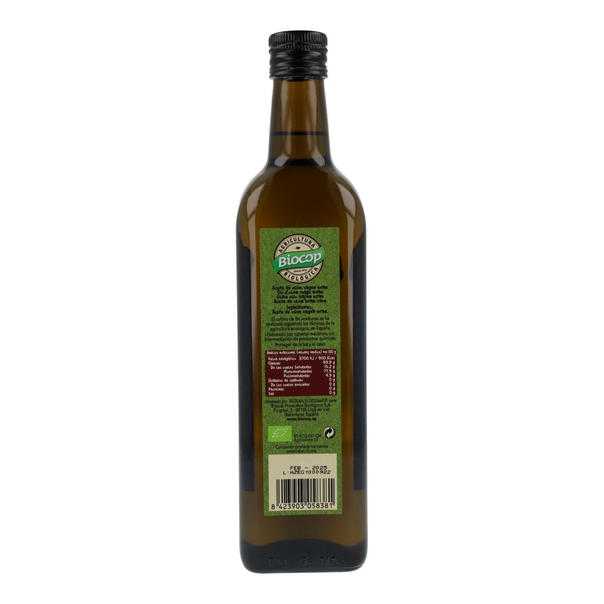 Extra jungfruolja Arbequina Biocop 750 ml