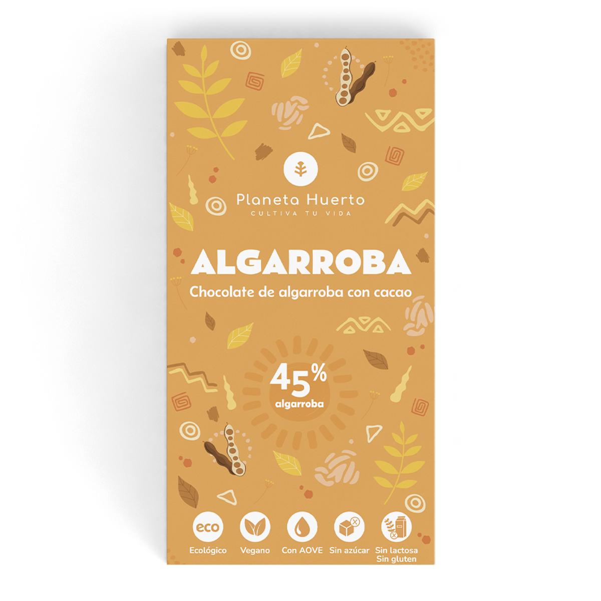 Tavoletta di carruba e cacao ECO Planeta Huerto 70 g
