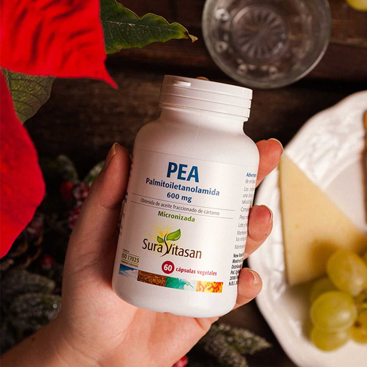 PEA Palmitoiletanolamide, Sura Vitasan, 60 capsule