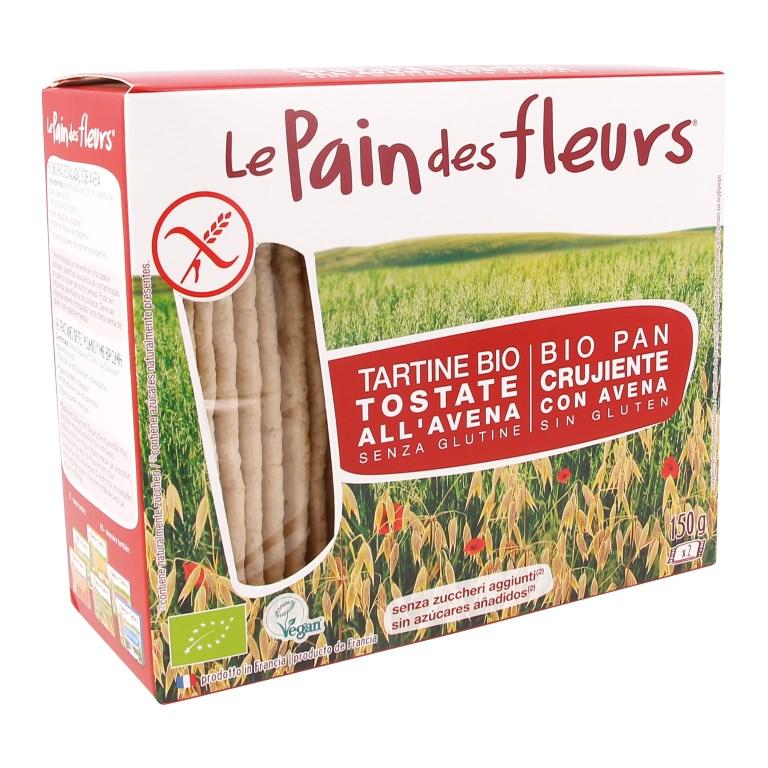 Krispiga kex med ekologisk havre, glutenfria Le pain de fleurs 150 g