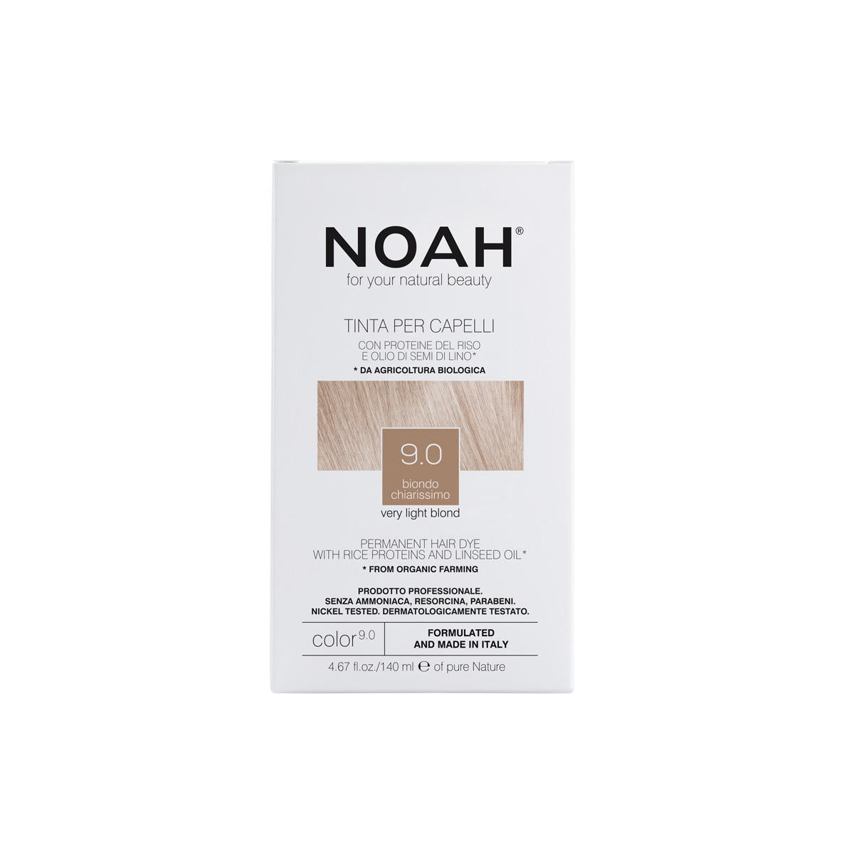 Haarverf zeer licht blond 9.0 Noah 140 ml