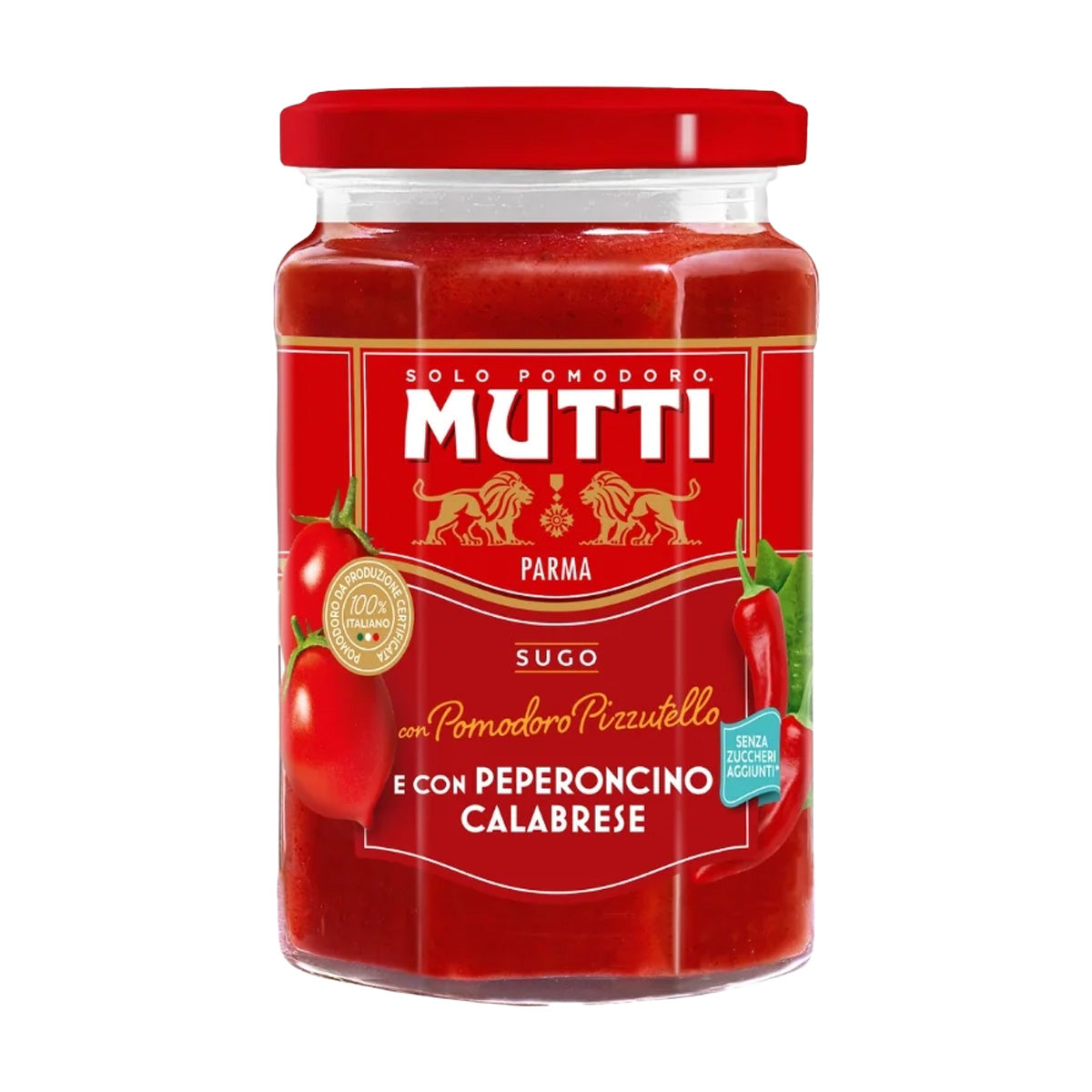 Sos Pomodoro Pizzutello z papryczką chili Calabrese Mutti 280 g