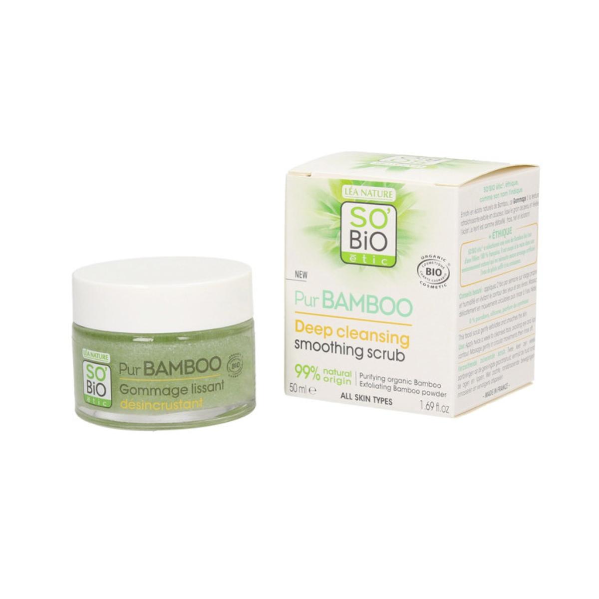 Peeling levigante pulizia profonda pur bamboo So'Bio étic 50 ml