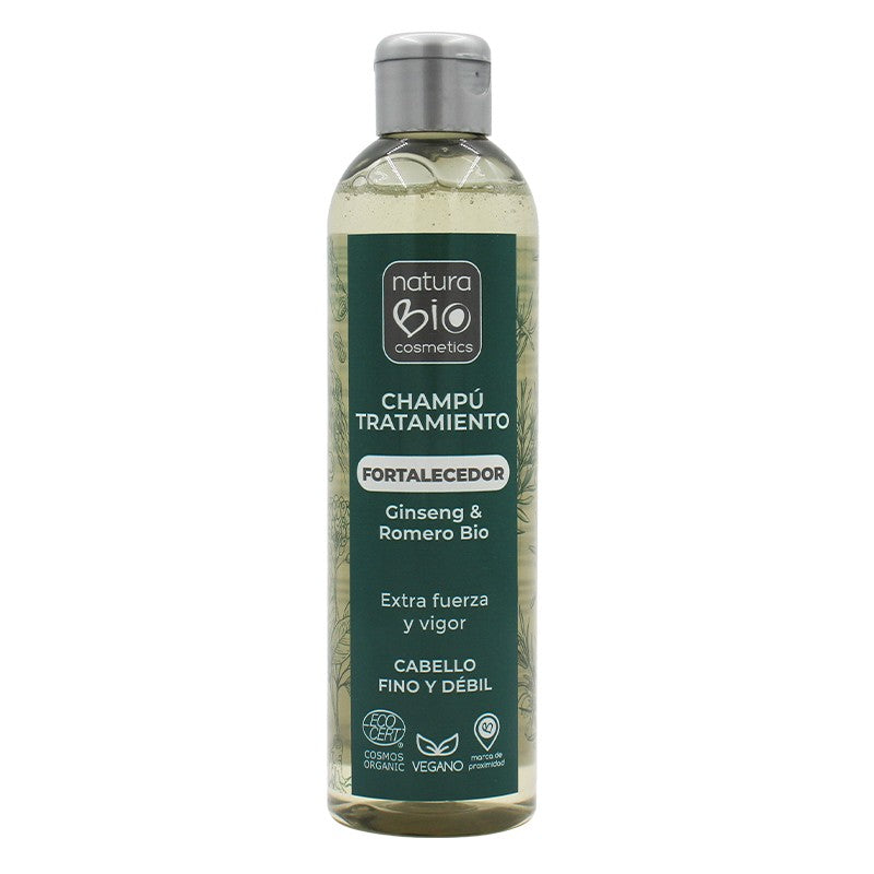 Ginseng & Rosemary Organic Strengthening Treatment Shampoo 250 ml NaturaBIO