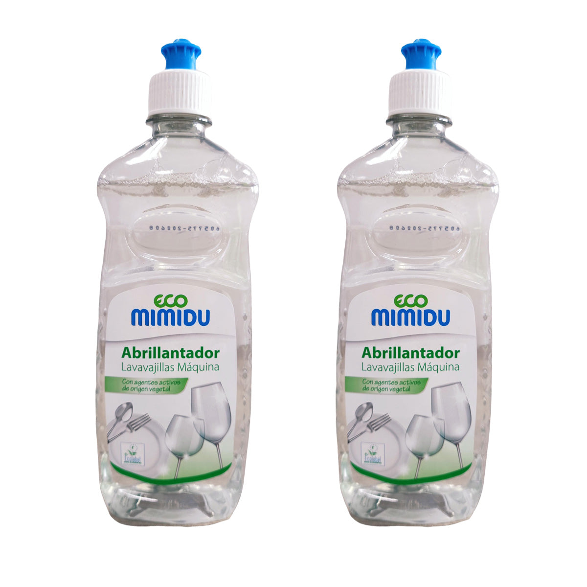 Lot de 2 liquides de rinçage pour lave-vaisselle Mimidu ECO 500 ml