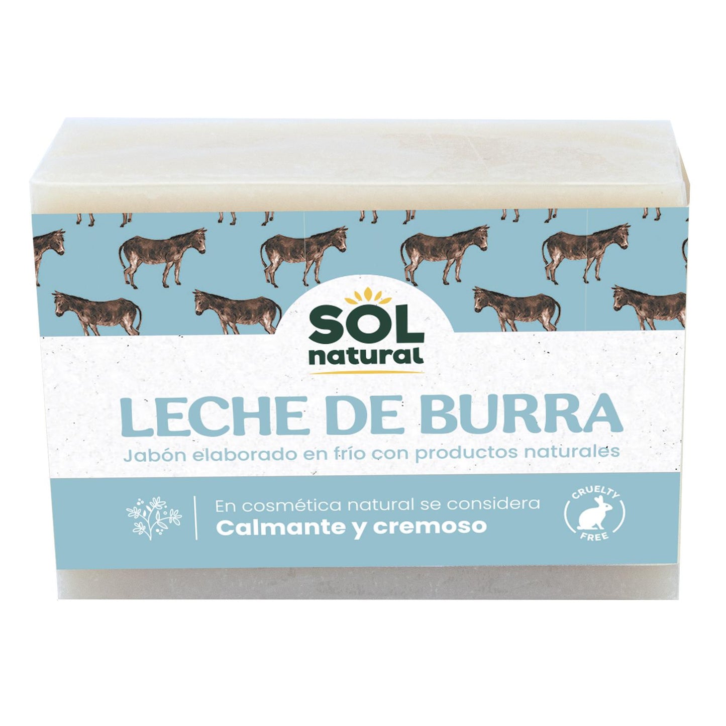 Seife aus Eselsmilch Sol natural 100 g