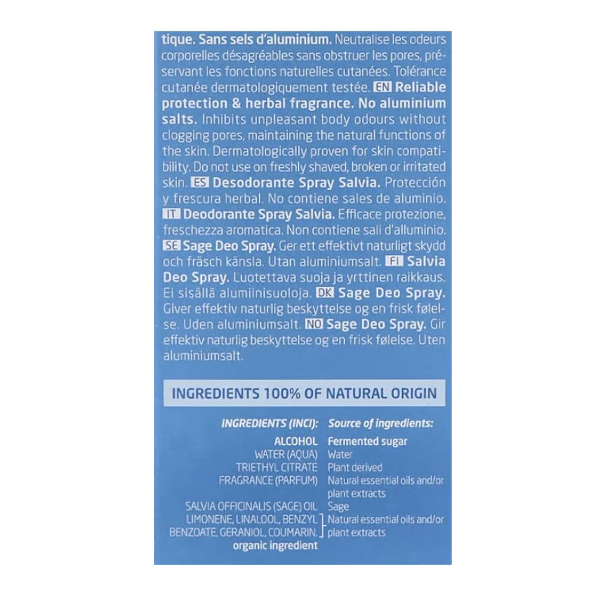 Deodorante alla salvia Weleda 100 ml