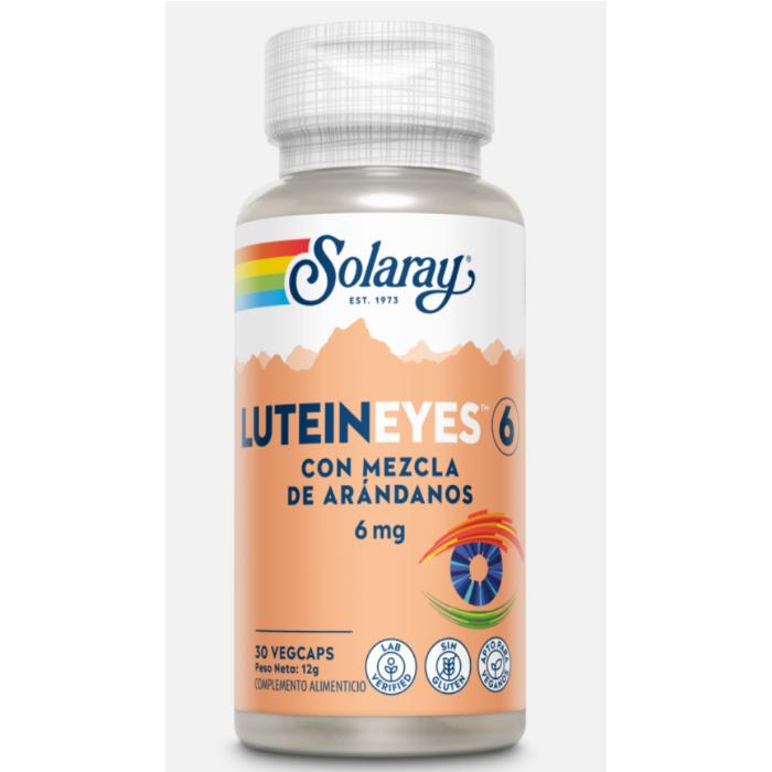 Luteïne Eyes 6 mg Solaray 30 capsules