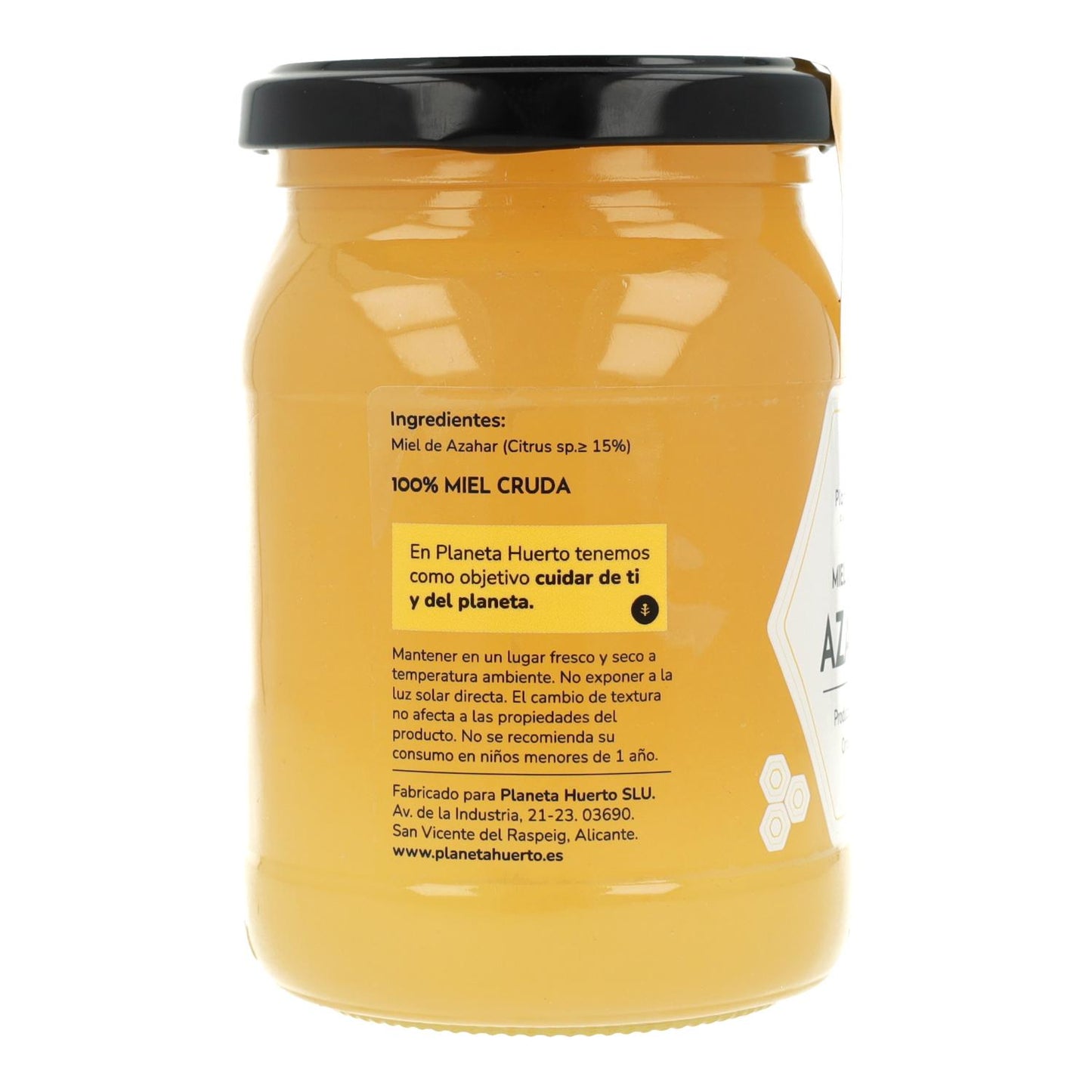 Miele grezzo di fiori d'arancio Planeta Huerto 500 g