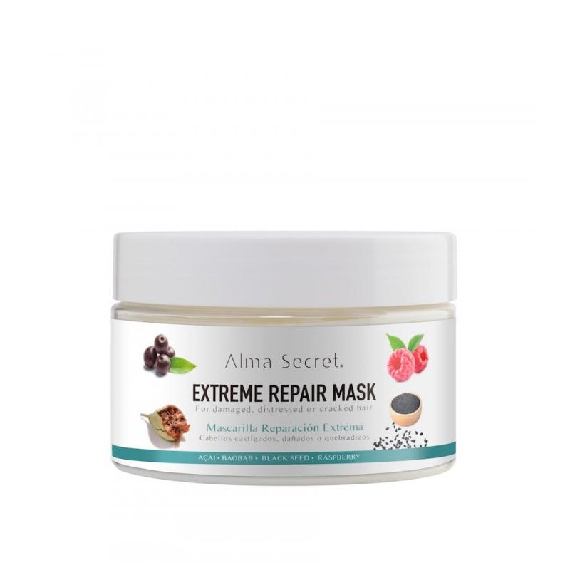 Maschera Extreme Repair (capelli sfibrati, danneggiati o fragili) Alma Secret 250 ml