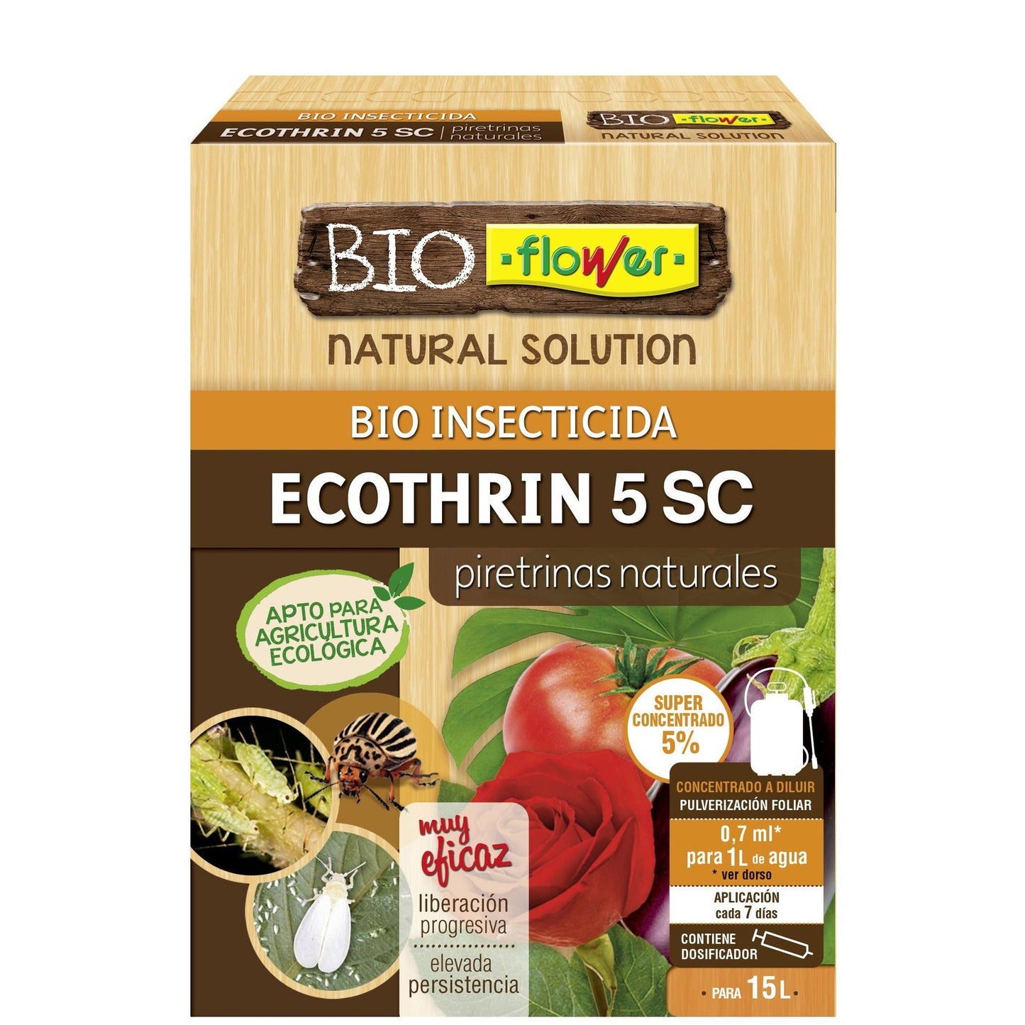 Insetticida biologico Ecothrin concentrato BioFlower 10 ml Concentrato