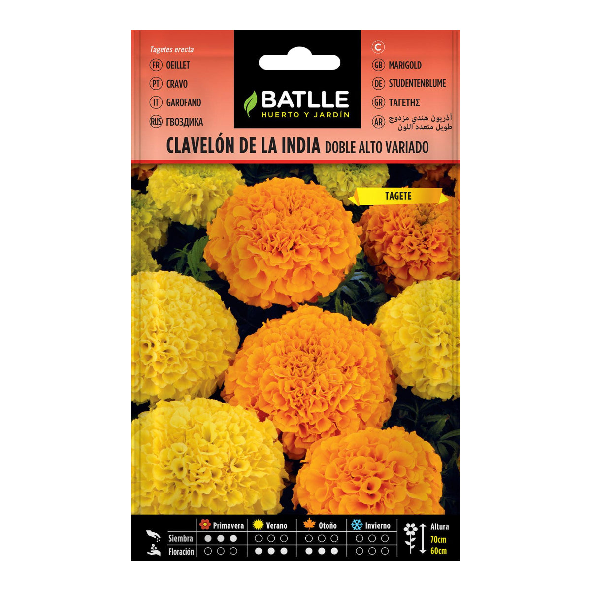 Indiska kryddnejlikor, dubbla, höga, blandade Batlle