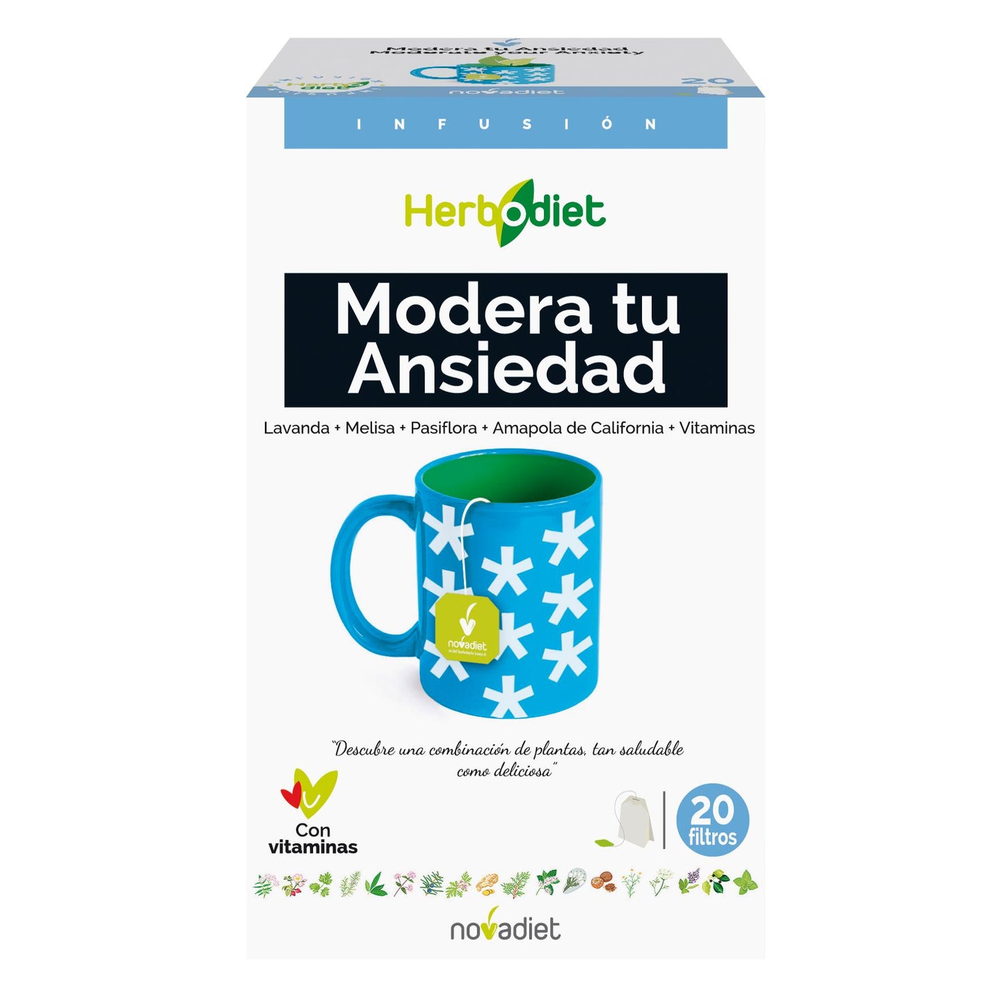 HERBODIET Modera la tua ansia. Novadiet 20 filtri