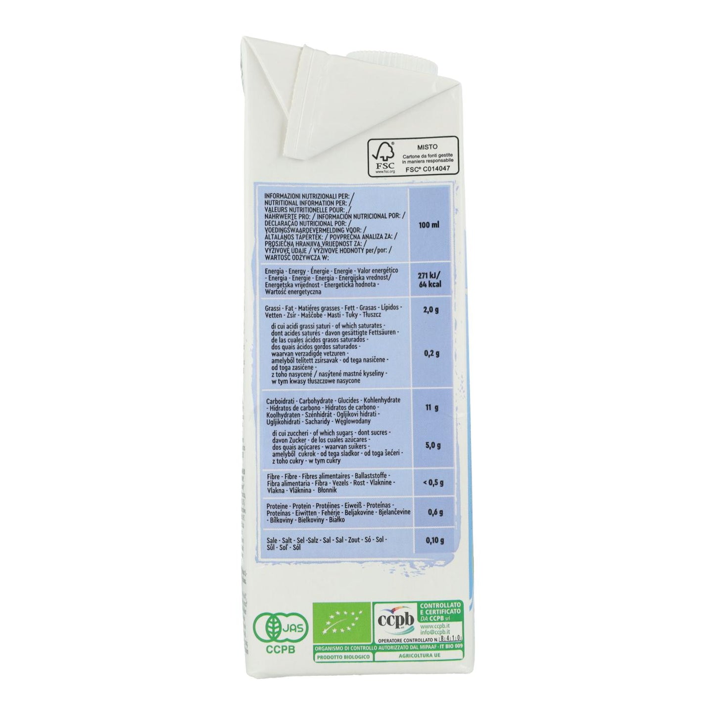 6x-pak Vitariz rijst- en amandeldrank 1 l