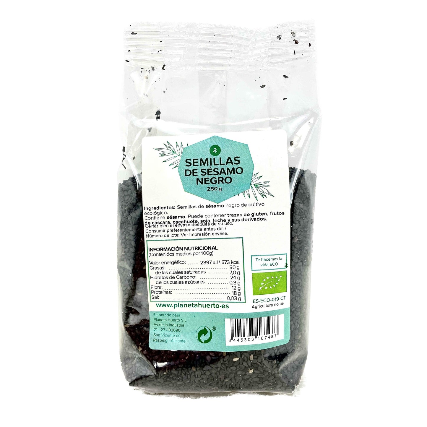 Sesamo nero ECO Planeta Huerto 250 g