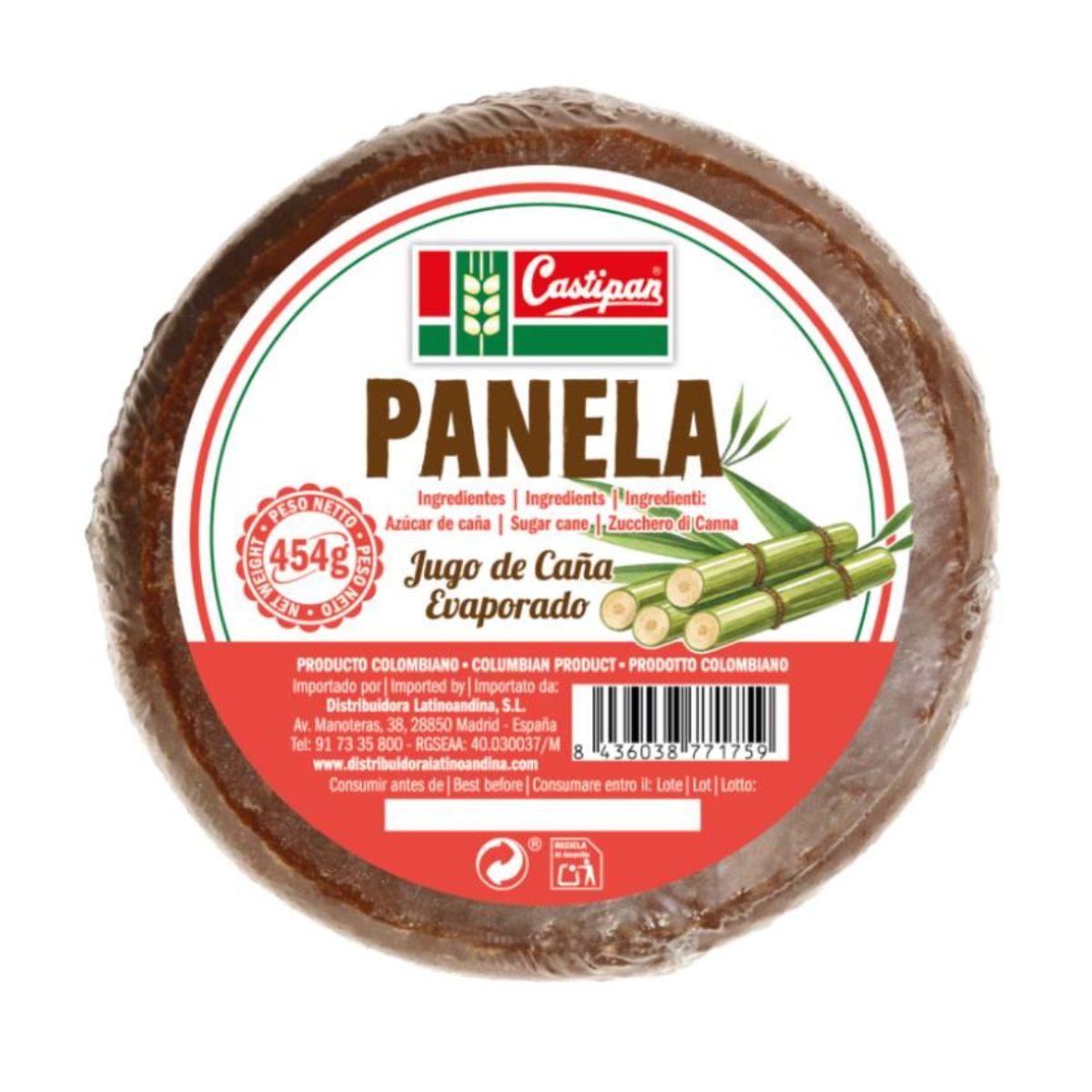 Hela panela Castipan 454 g