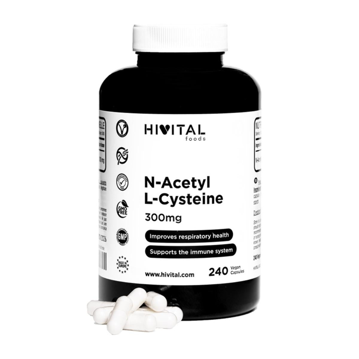 N-acetylo-L-cysteina Hivital 240 kapsułek