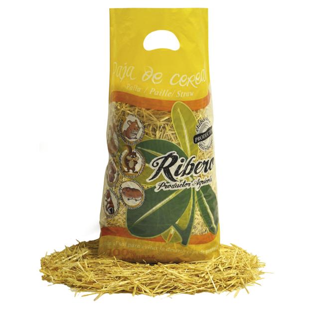 Paille naturelle d'avoine et d'orge Ribero 4 kg