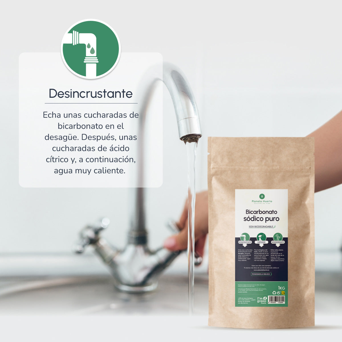Pack 3xBicarbonate de soude Planeta Huerto 2,5 Kg