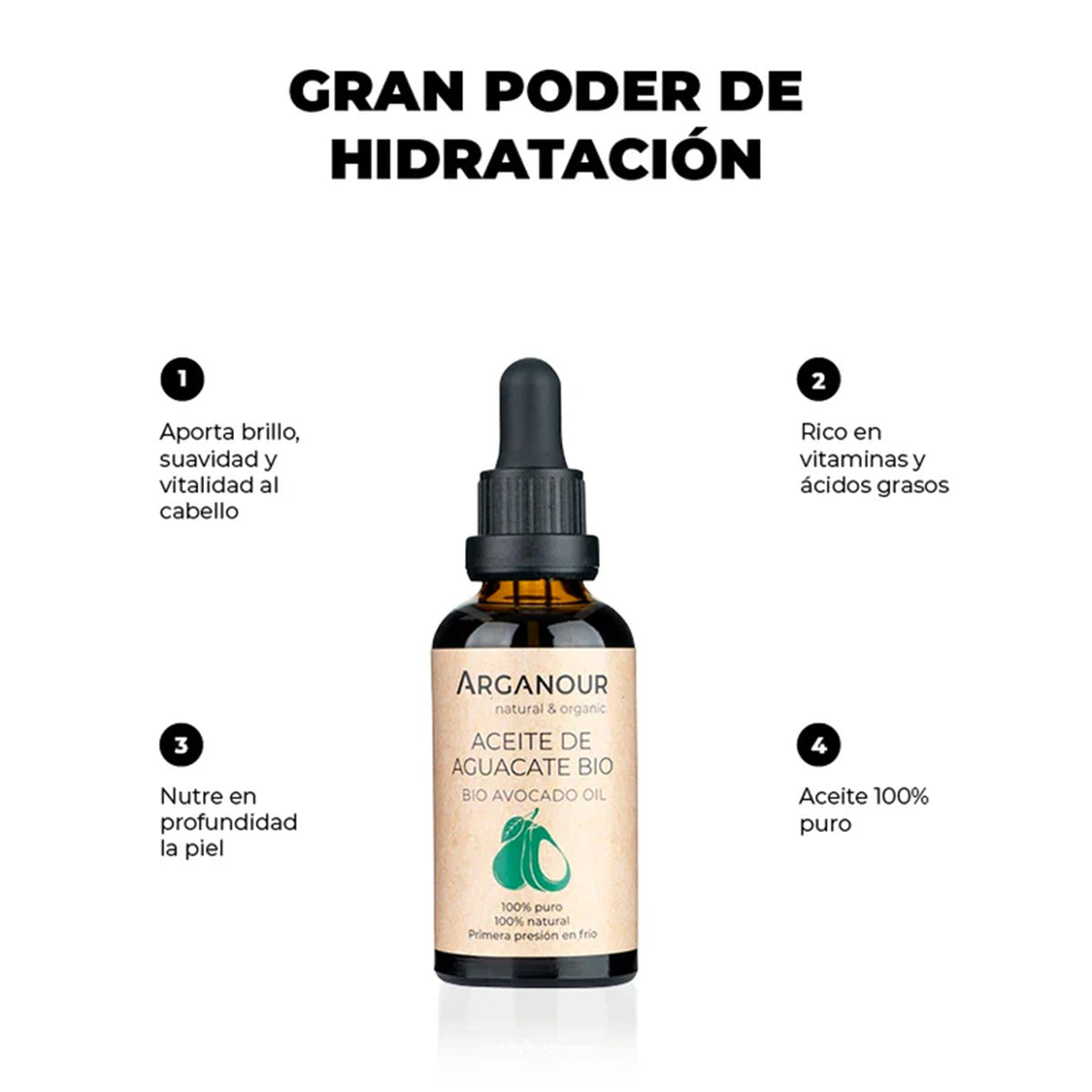 Bio-Avocadoöl Arganour 50 ml