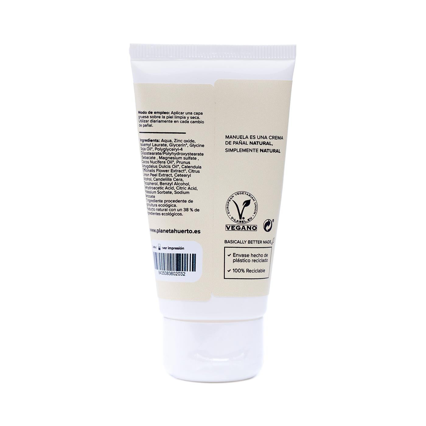 Impacco idratante per neonati Crema per pannolini + idratante Planeta Huerto