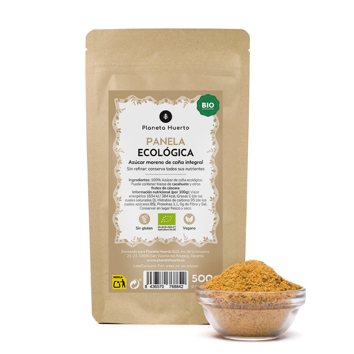 Panela Sugar ECO Planeta Huerto