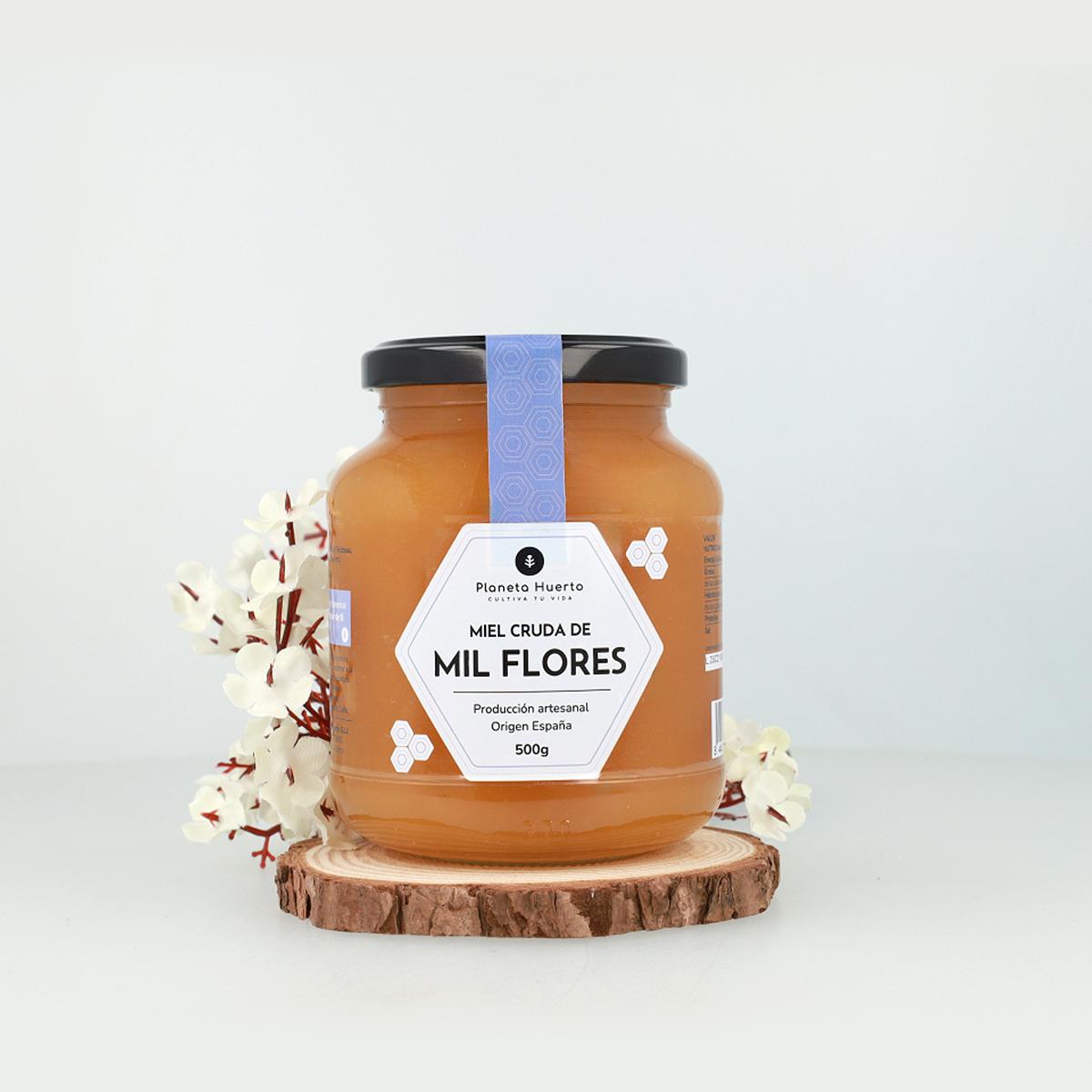 Miele grezzo Mille Fiori Planeta Huerto 500 g