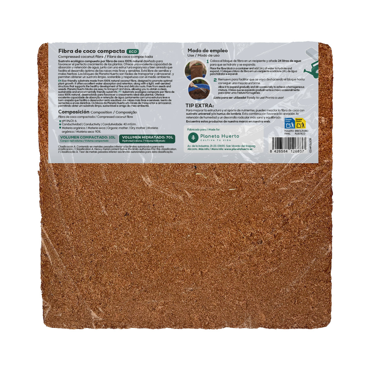 Opakowanie 2xGarden Planet Coco Fibre Substrate 70 litrów