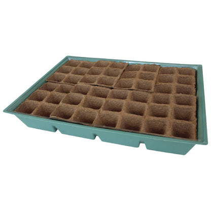 Kit de Semillero con Invernadero L para 8 bandejas Planeta Huerto